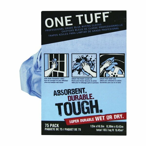 Triamco WIPE CLOTH ONE TUFF, 75PK 84075